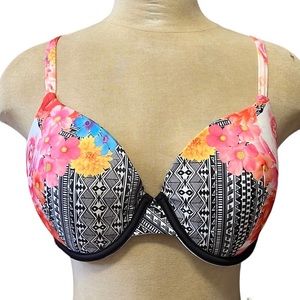 A Che Bikini Top Swim Swimsuit Halter Multi-Way T6 36DD 38D New